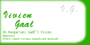 vivien gaal business card